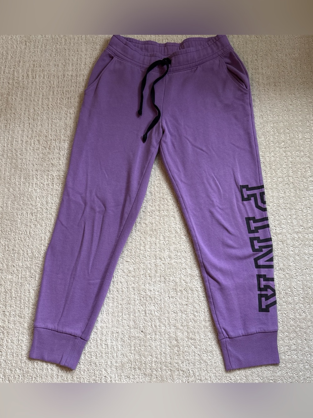 PINK Victoria's Secret Lilac Fleece Lounge Pants